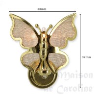 24883-bis applique 12v clip papillon