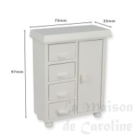 27681-bis commode blanche