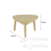 27859bis table triangulaire nature