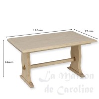 30819-bis table paysanne non vernie