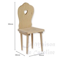 30829-bis 2 chaises paysannes non vernie