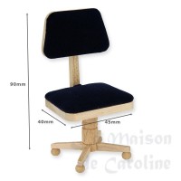 309419-bis chaise de bureau non vernie