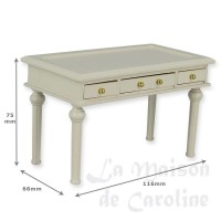 31151-bis bureau louis xvi ivoire