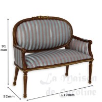 375870-bis sofa louis xvi noyer-raye bleu et or