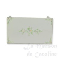 377122-bis2 table rectangulaire l xvi ivoire fleurs