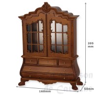 381470-bis armoire rococo noyer