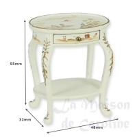 395421-bis table d appoint ovale ivoire deco chinoi