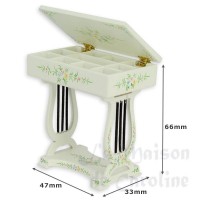 395522-bis table a ouvrages ivoire fleurs