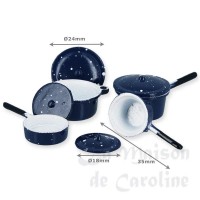 72422-bis 4 casseroles bleues
