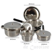 72450-bis 3 casseroles et 1 faitout avec couvercle