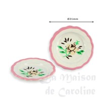 72515-bis 2 assiettes fleuries