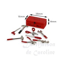 72535bis caisse a outils rouge garnie