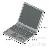 72674bis ordinateur portable gris