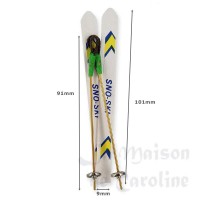 73008-bis paire de skis