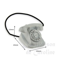 73195-bis telephone blanc