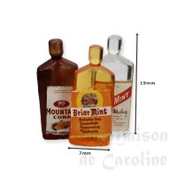 73901-bis 3 bouteilles de rhum assorties