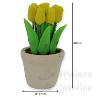 75733-bis pot de tulipes jaunes