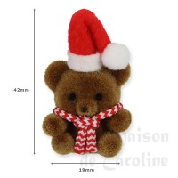 78242-bis ours noel avec chapeau