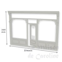 82051-bis facade de vitrine de magasin blanche