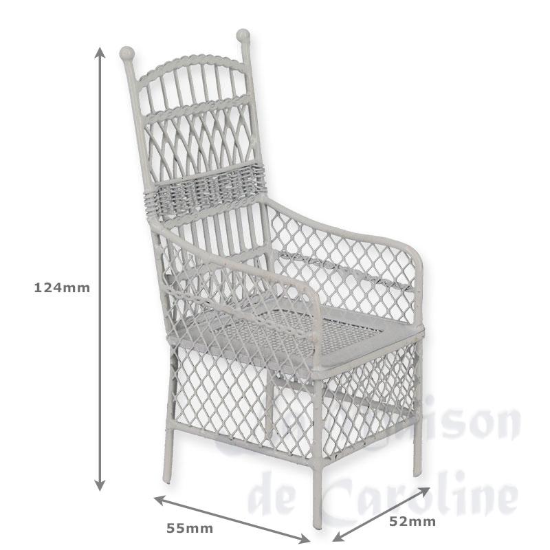 Jardin - Fauteuil haut en métal Bilder 1