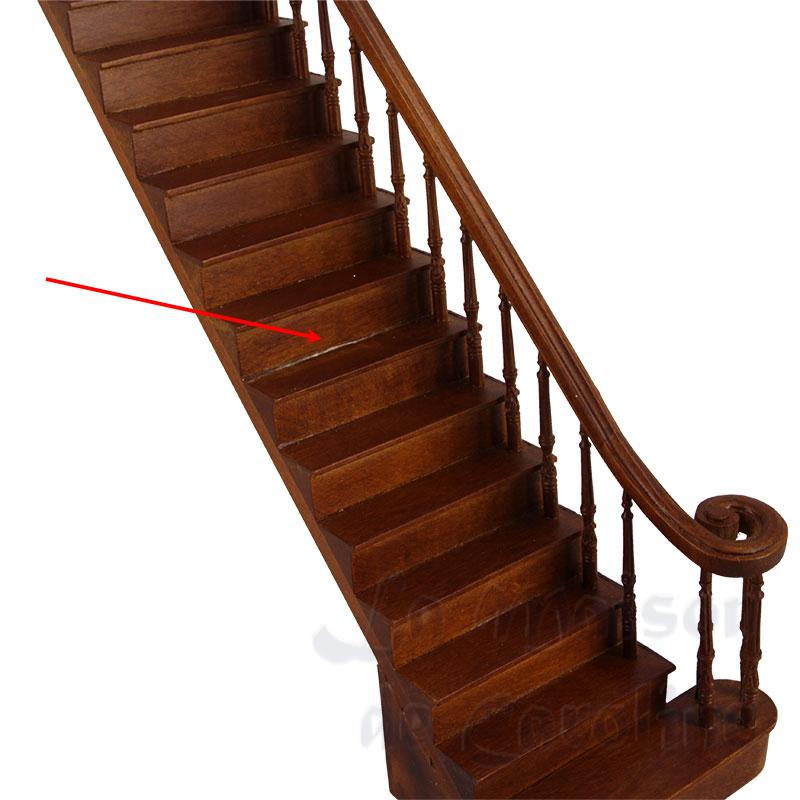 Escalier droit merisier, rampe à droite (abîmé) Bilder 2