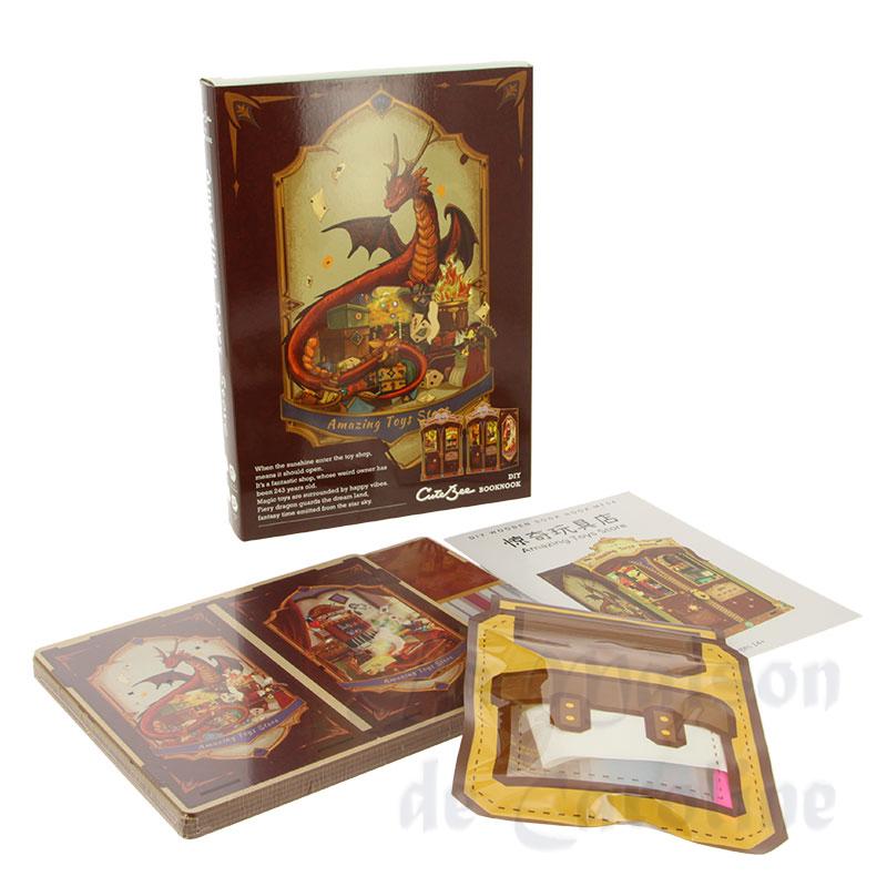 l'incroyable magasin de jouets - serre-livre pour bibliothèque - book nook l'incroyable magasin de jouets - serre-livre pour bibliothèque - book nook