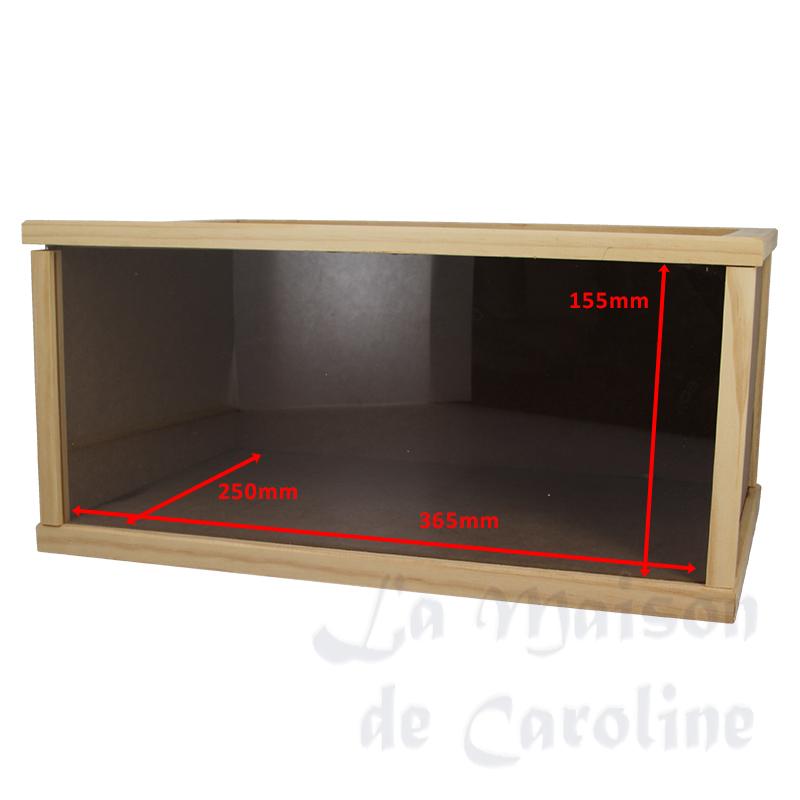 kit vitrine bois nature plexi coulissant l36.5xp25xh15.5cm 1/12 photo 2 kit vitrine bois nature plexi coulissant l36.5xp25xh15.5cm 1/12 photo 2
