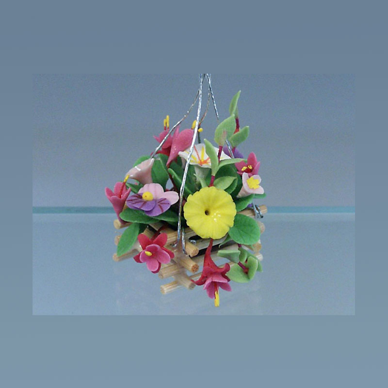Suspension fleurs assorties, Miniatures