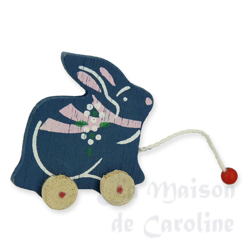 Jouet à bascule et à roulettes - Lapin