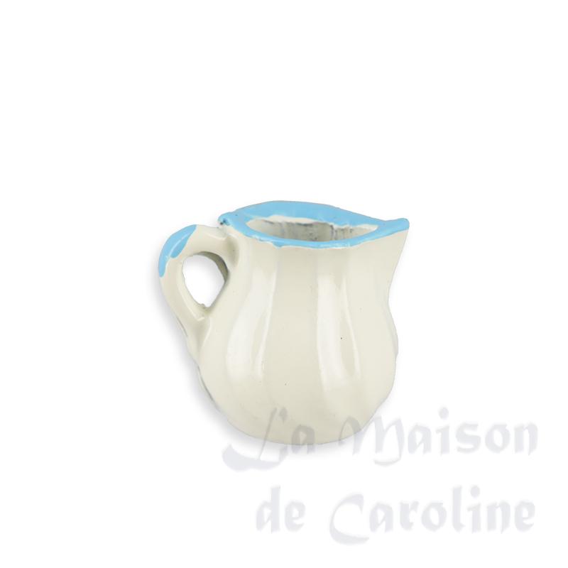 Pot à lait bleu miniature 1/12