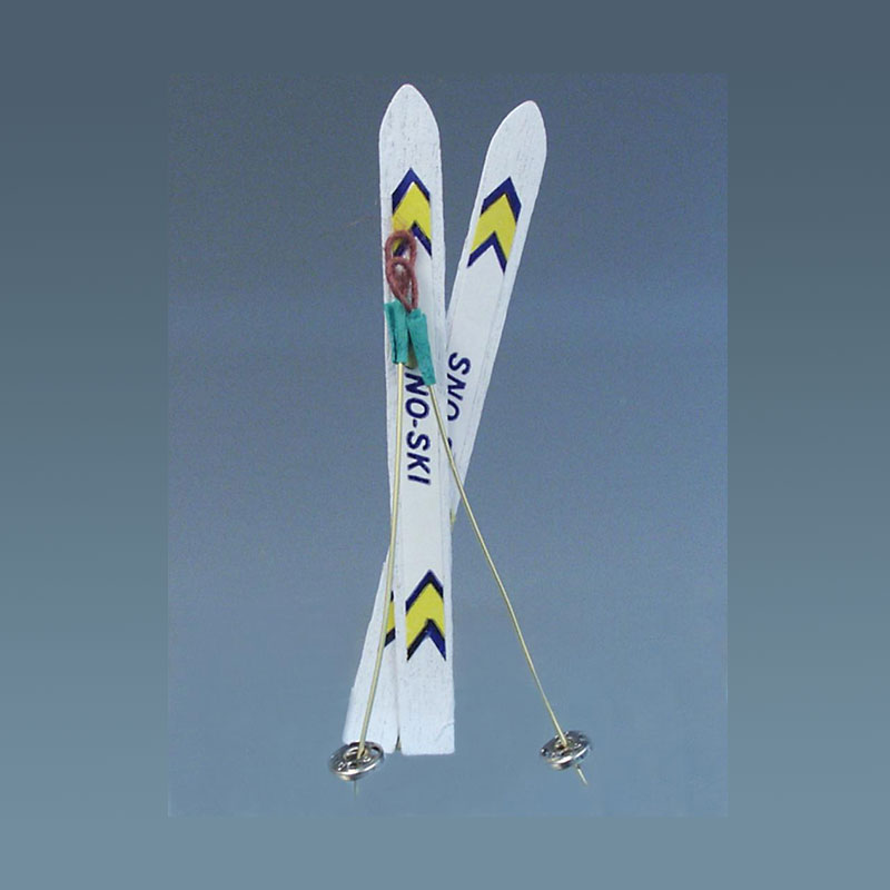 Paire de skis, Miniatures