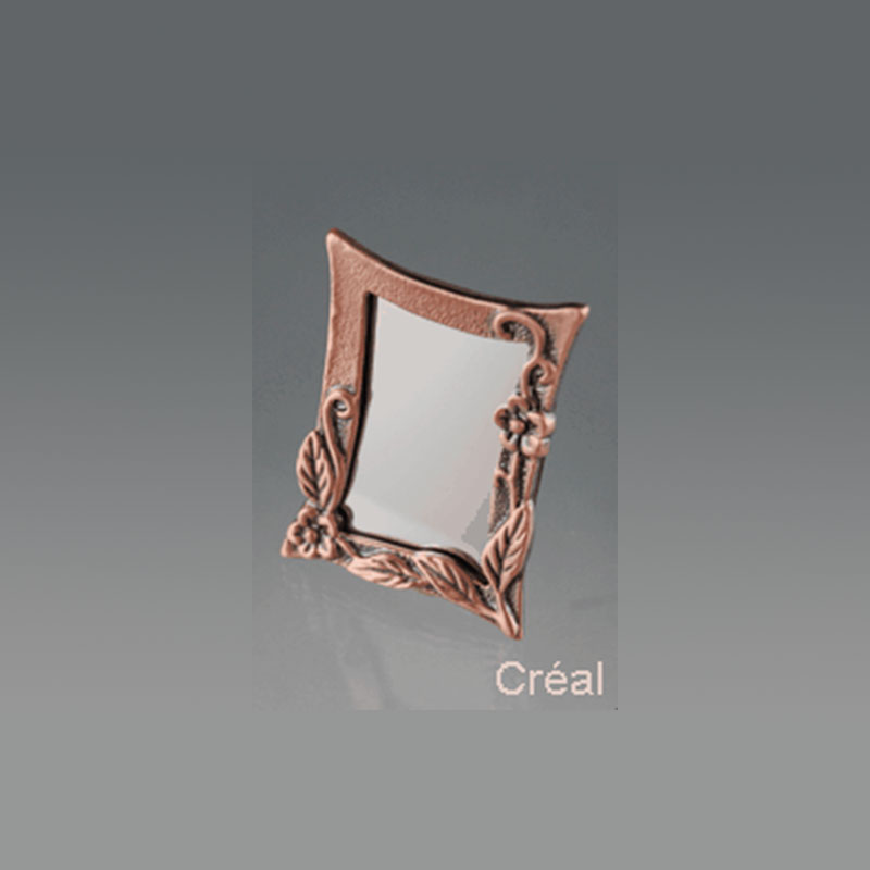 Miroir cuivre Art Déco miniature 1/12