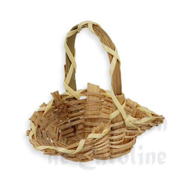 Panier Biedermaier miniature 1/12