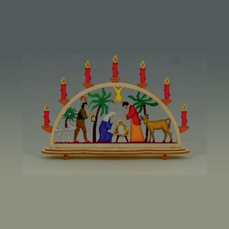 Décoration Crèche colorée, Miniatures