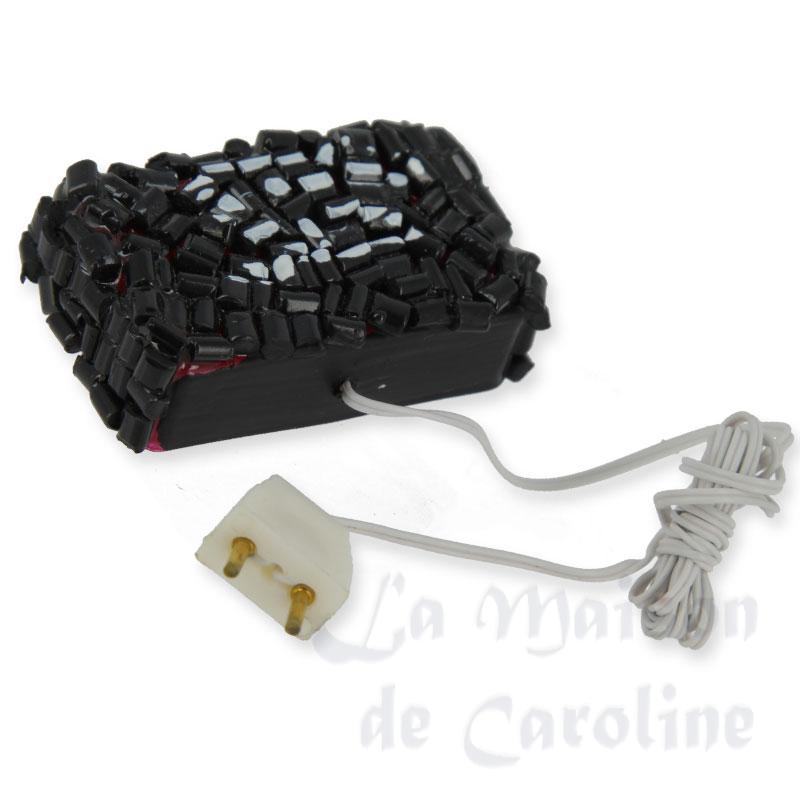 Imitation braises 12V pour maisons de poupées 1/12