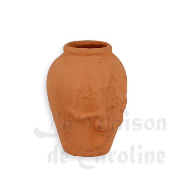 Vase terre cuite miniature 1/12