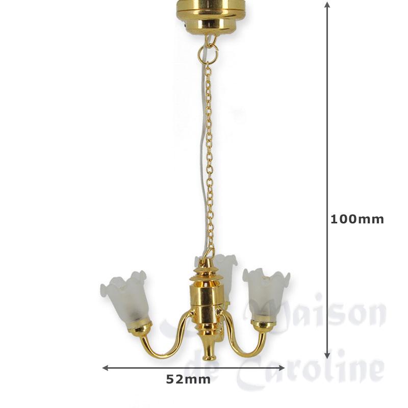 Suspension LED Trois Tulipes Dépoli Bilder 1