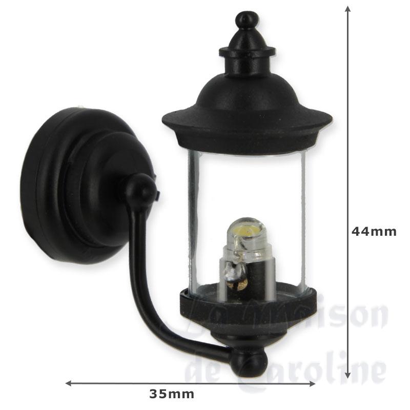 Applique LED Moderne Noire Bilder 1