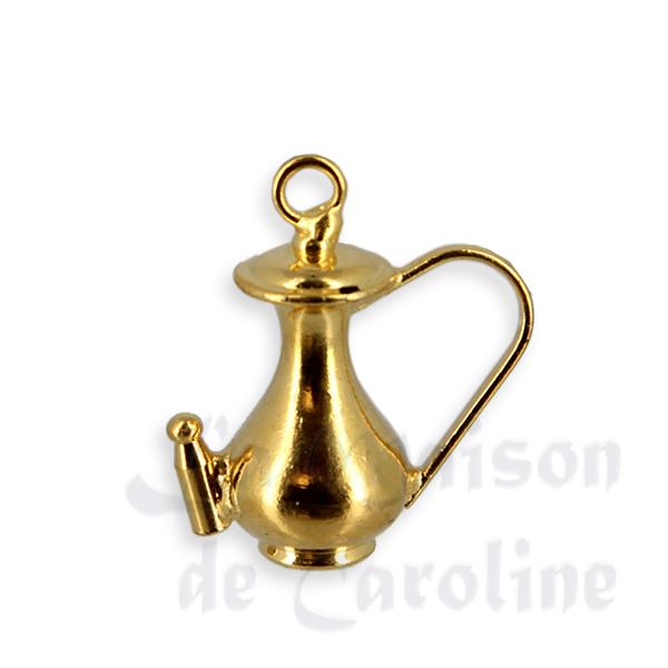 Theiere laiton miniature 1/12