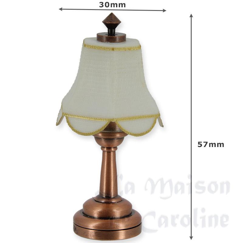 Lampe De Table LED Cuivre Blanc Bilder 1