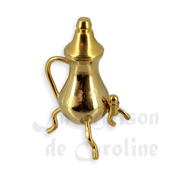 Samovar laiton miniature 1/12