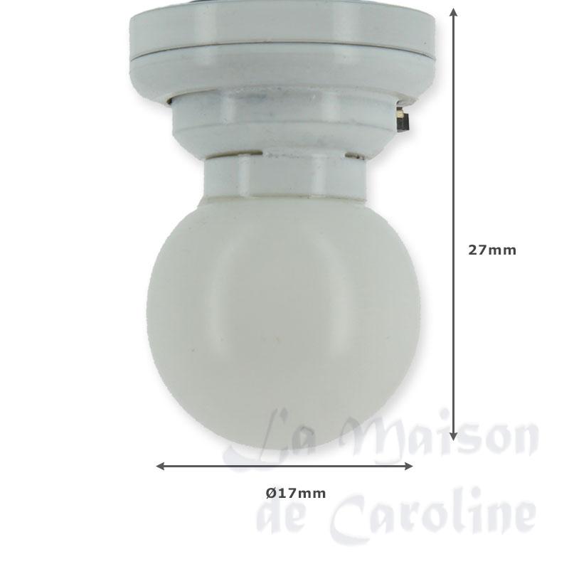 Plafonnier LED Globe Blanc Bilder 1
