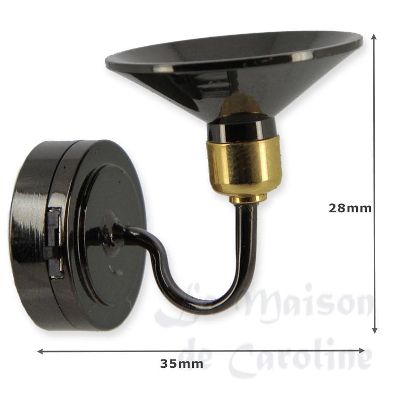 Applique LED Noire et dorée Bilder 1