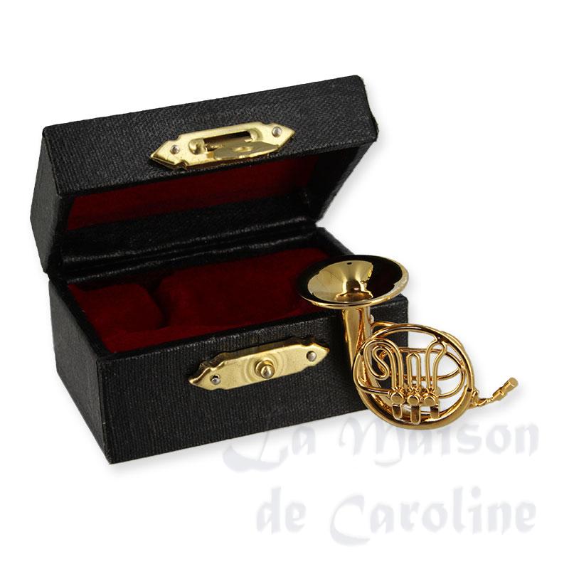 Cor avec coffret noir miniature 1/12