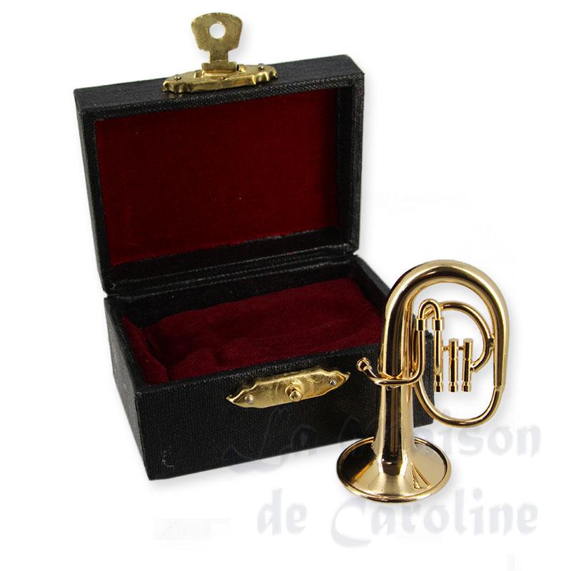 Emphorium avec coffret noir miniature 1/12 Emphorium avec coffret noir miniature 1/12