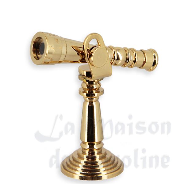 Télescope laiton miniature 1/12