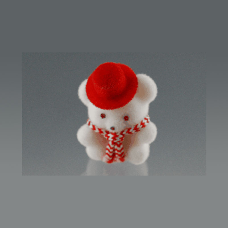 Ours blanc av.chapeau rouge, Miniatures