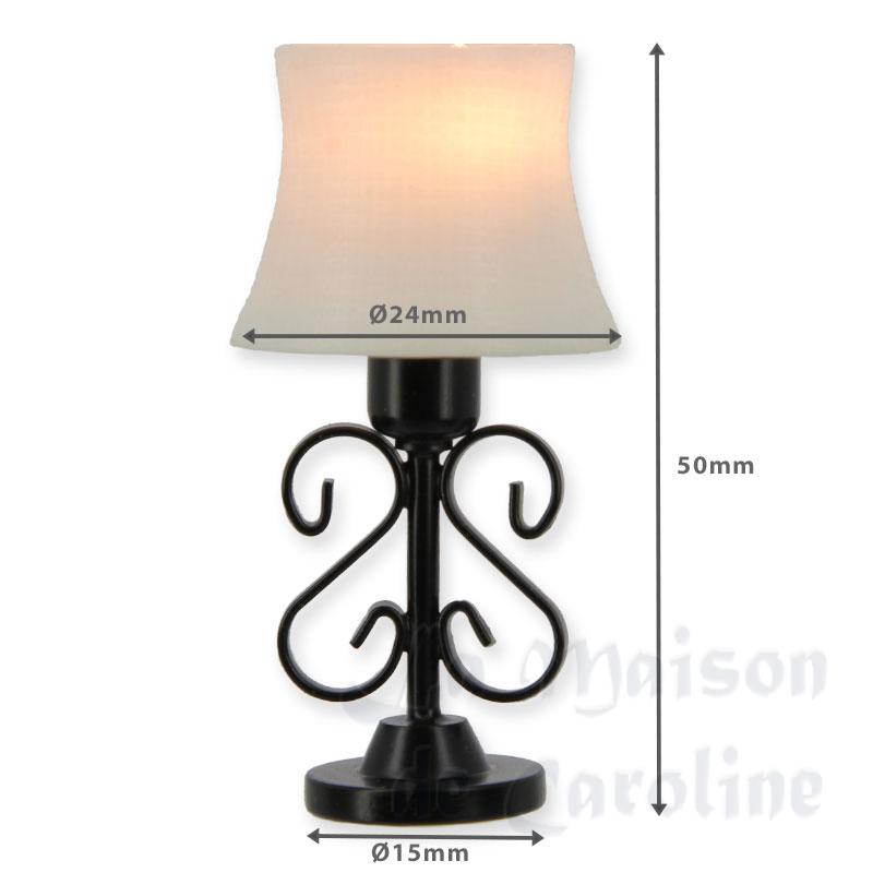 Lampe de table 12V Noire Bilder 1