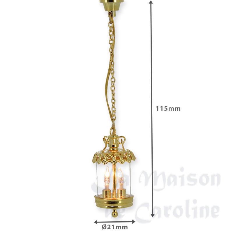 Lustre 12V CLIP Laiton Cage à Oiseau Bilder 1