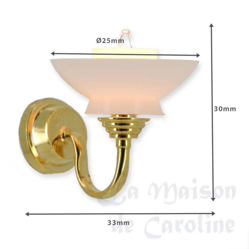 Applique 12V CLIP Laiton Vasque Directe Bilder 1